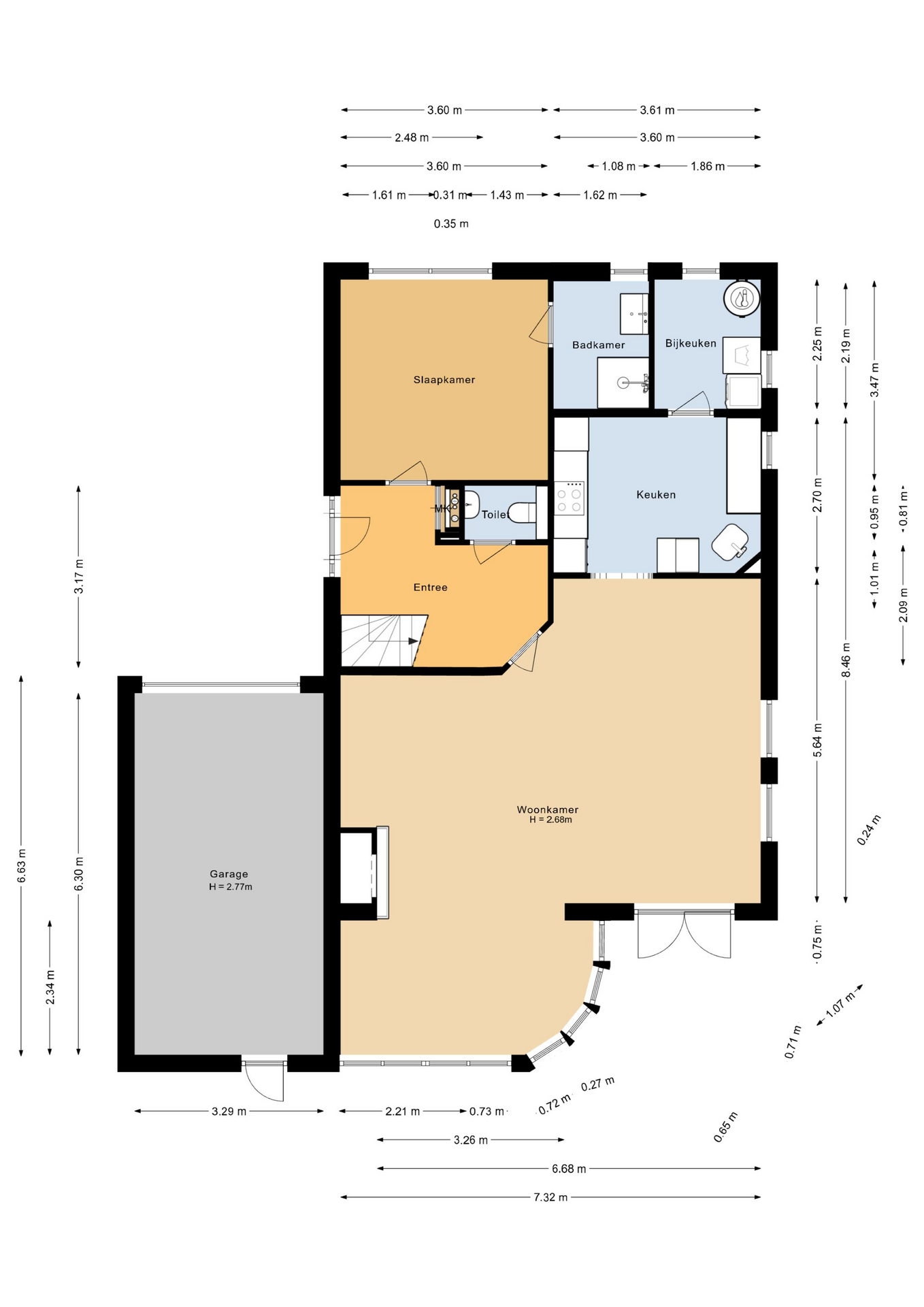 Februaristraat 115 - 1335 AP - almere-plattegrond-1